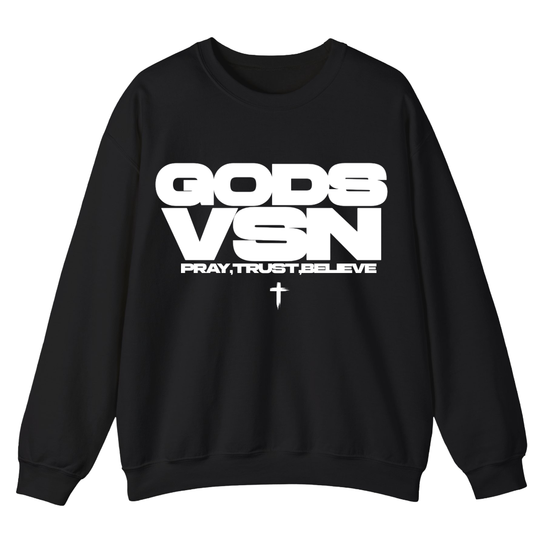 Unisex GODSVSN Black Sweatshirt